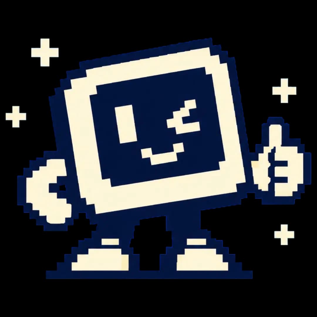 Oddly Useful Retro Computer Mascot